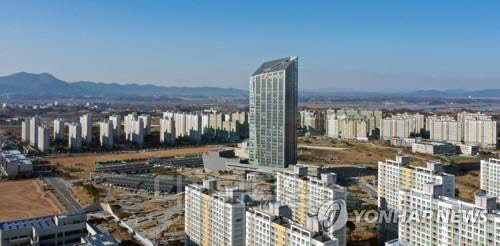 한국전력 전남 나주혁신도시 본사 전경.     연합뉴스